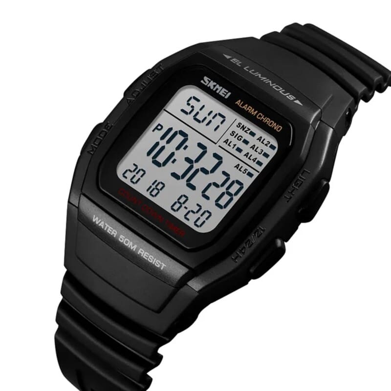 Skmei 1278 Watch Luminous Sport Outdoor Waterproof Digital Watch