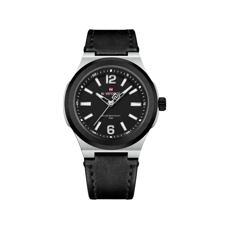 A stylish Naviforce NF9233 men’s wristwatch with a round dial