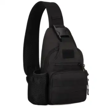 Outdoor Chest Sling, Shoulder Backpack Outdoor Bag - Black