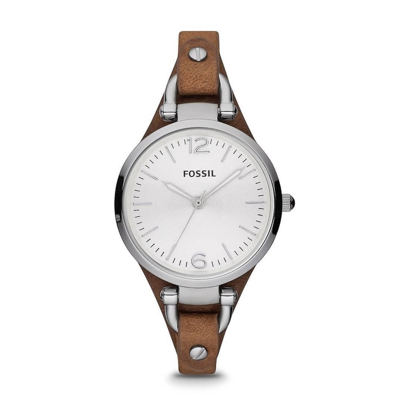 Fossil ES3060 Georgia Brown Leather Watch