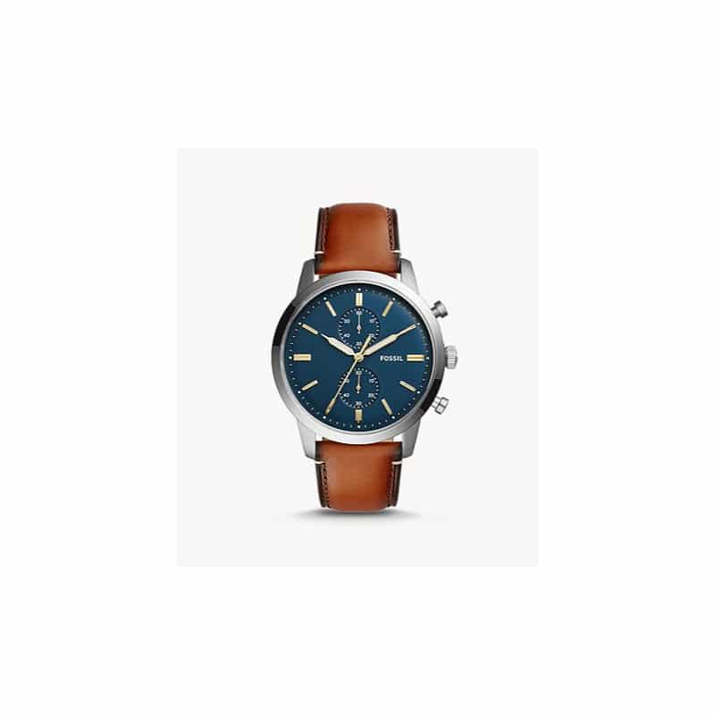 Fossil Mens Watch FS4279 44mm Townsman Brown