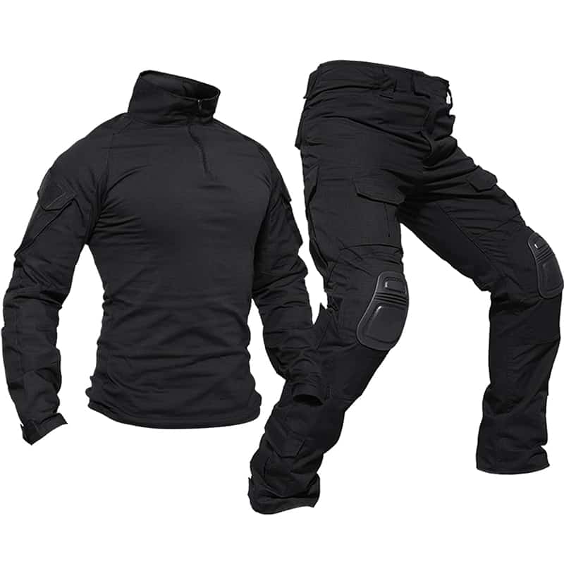 Outdoor Uniform Set for Men With Knee Pads