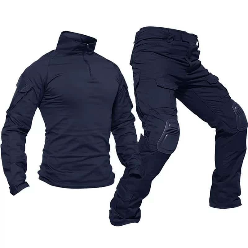 Outdoor Uniform Set For Men With Knee Pads