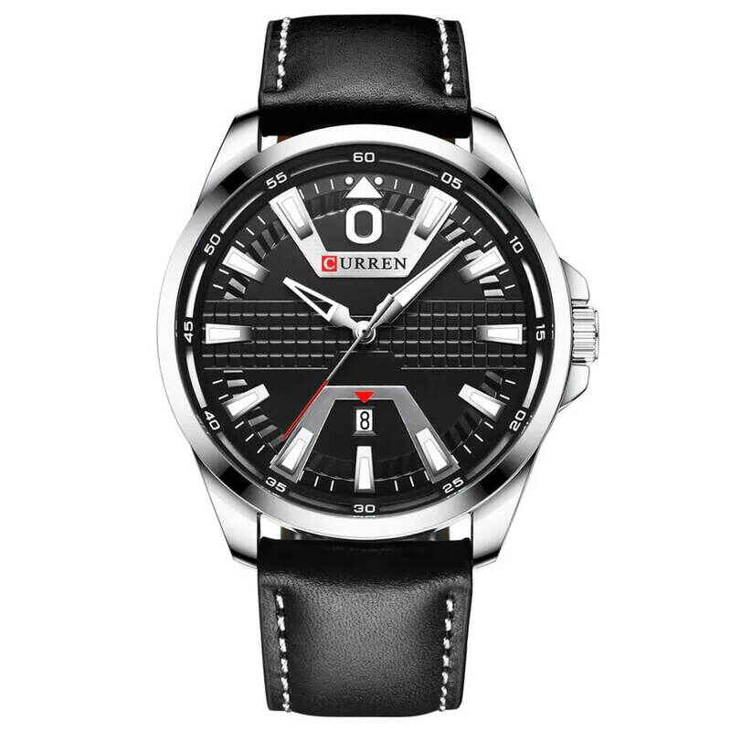 Curren 8379 Male Leather Wristwatch