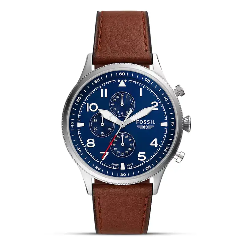Pilot Retro Chronograph Watch – Fossil FS5832