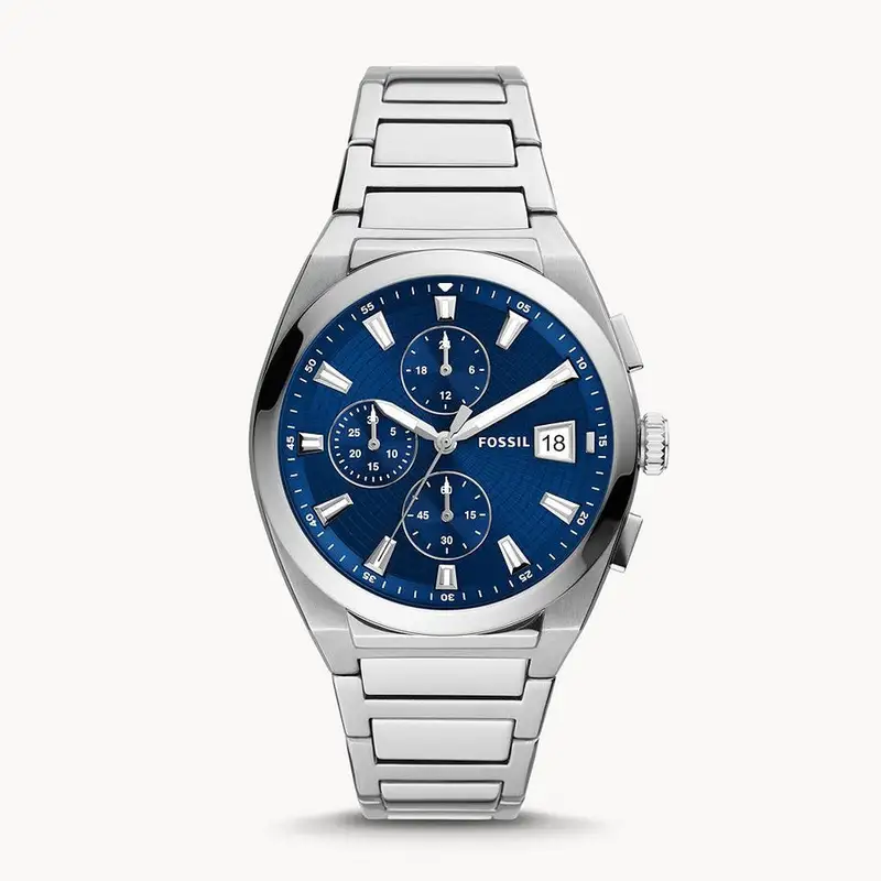 Fossil FS5795 – Everett Chronograph Stainless Steel Men's Watch