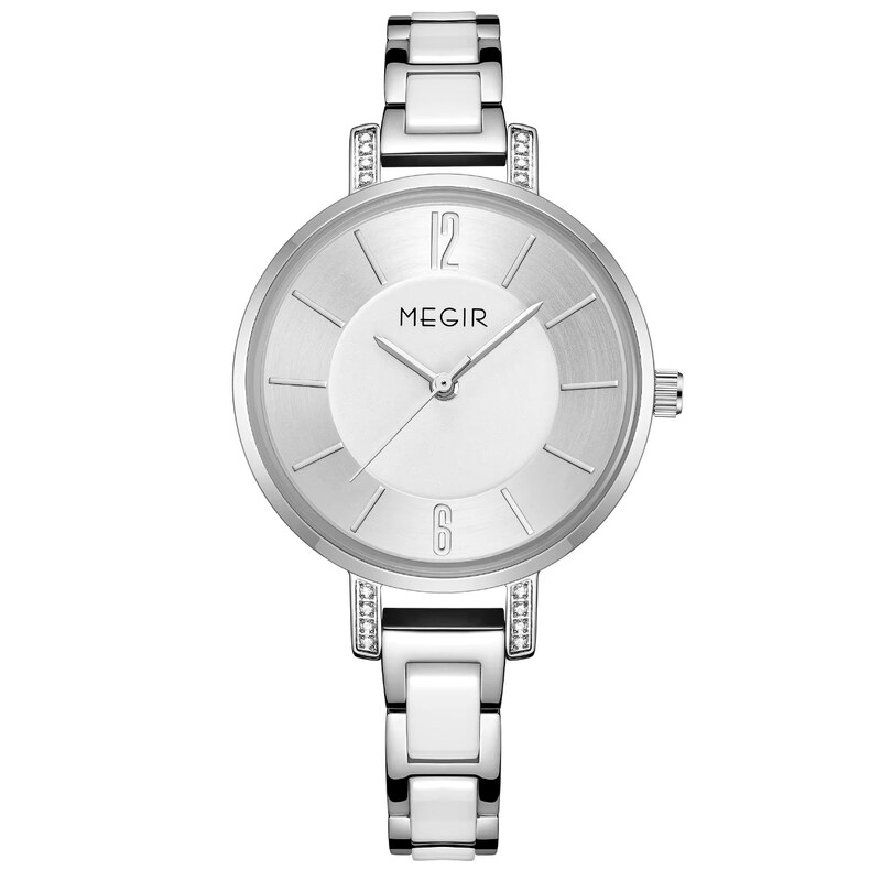MEGIR 7016 women's wristwatch with rose gold case