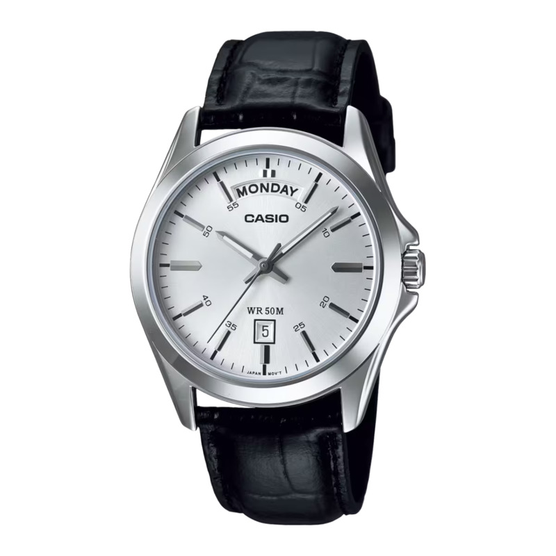 Casio MTP-1370L-7A Men's Analog Watch with White Dial
