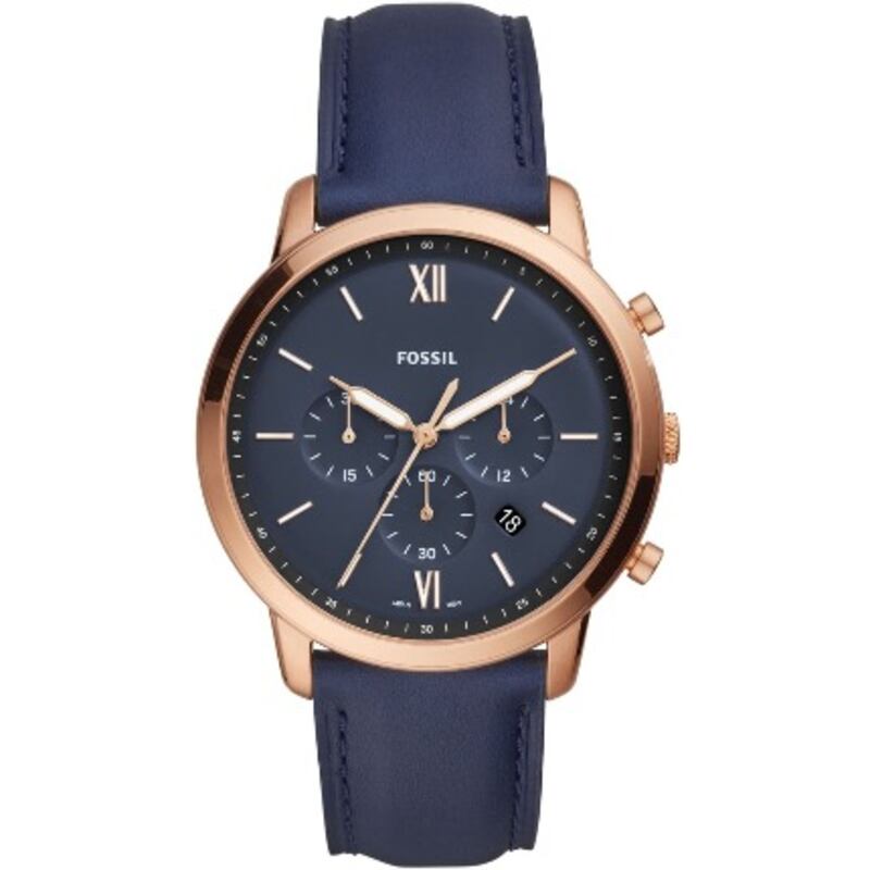 Fossil FS5454 Minimalist Blue Leather Watch – Ksh 16