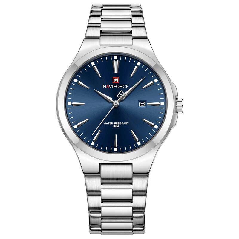 NF9214 Naviforce Silver Strap Watch