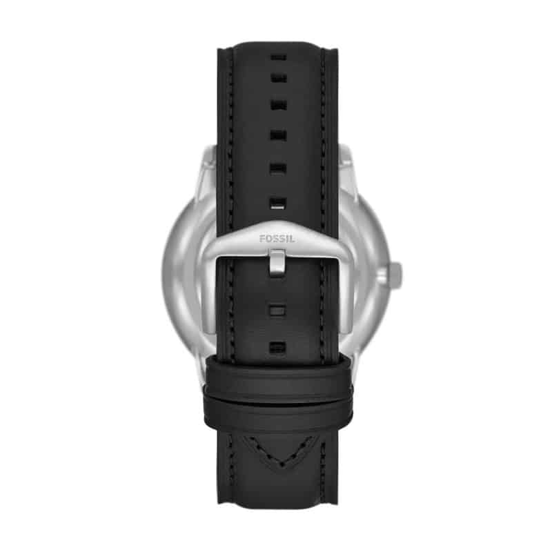 Fossil Neutra Moonphase Multifunction Black Leather Watch FS5904