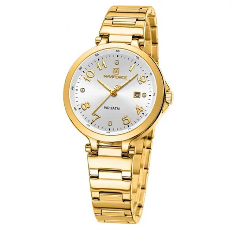 Naviforce Ladies Watch NF5033 Gold Women Luxury