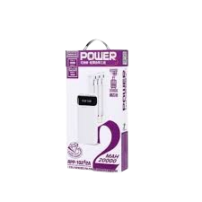 Remax Power Bank Lesu Series 2usb 2A With Cable 20,000 mAh