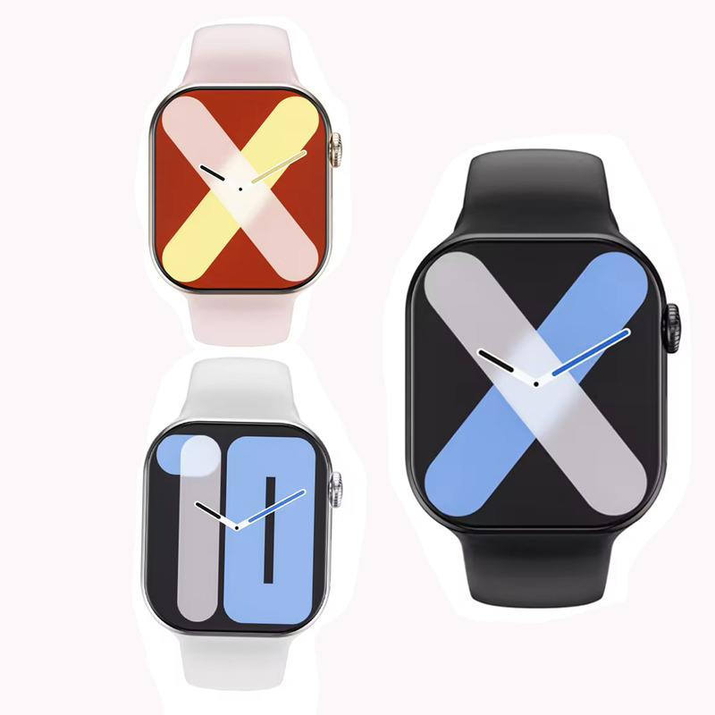 A WATCH10 smartwatch with a 1.85-inch touchscreen