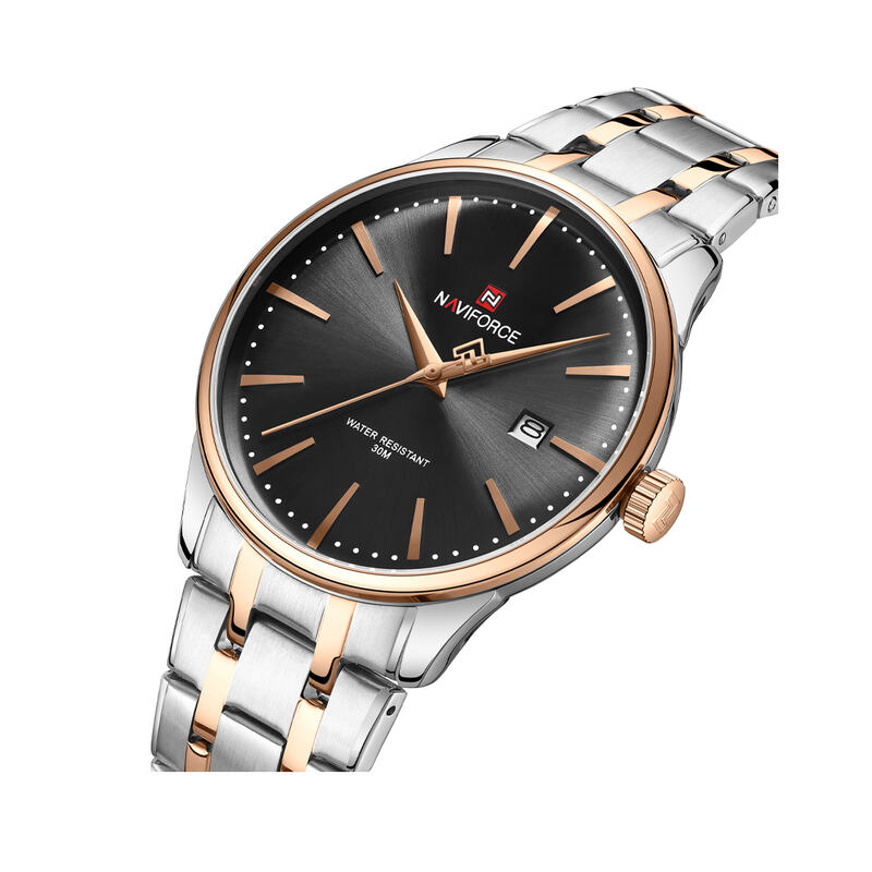 Naviforce NF9230 stainless steel analog men's business watch